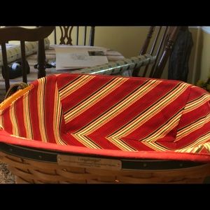 Longaberger basket 2005 silver bells Christmas